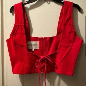 Rare! New Stacey Nishimoto Deaundrea Corset in “Fresh Strawberry Jam” XL